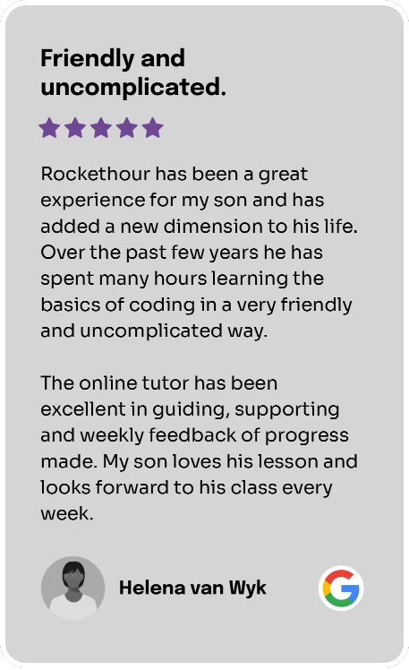 Parent testimonial